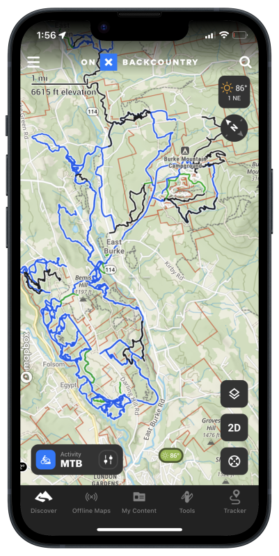 OnX Maps MTB Project integration<p>OnX Maps</p>