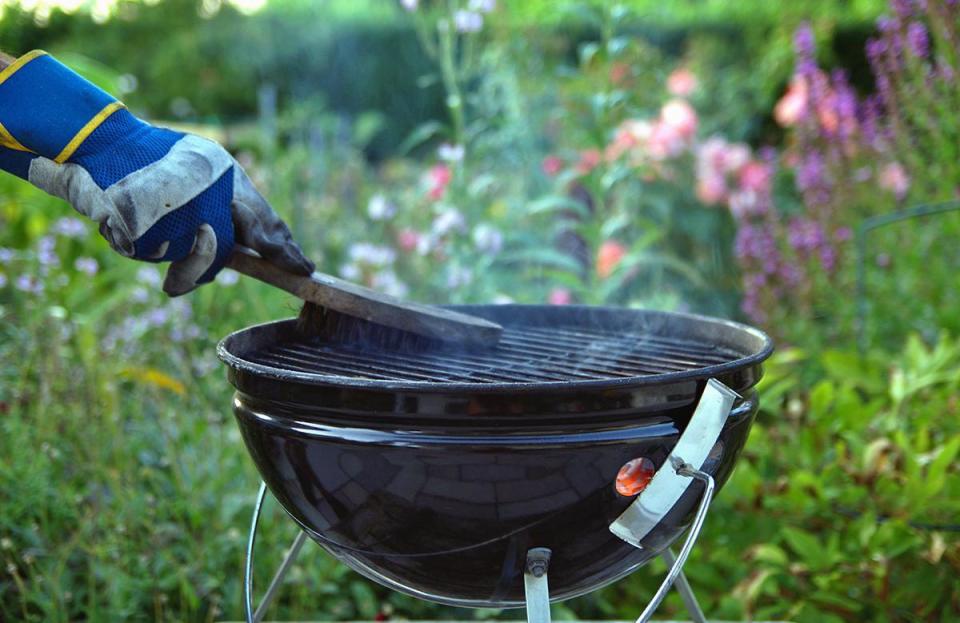 <p>You don’t want your food to stick to the grill, so be sure to clean it after each use. Use a metal brush while the grill is still hot to scrub off any caked-on food.</p>