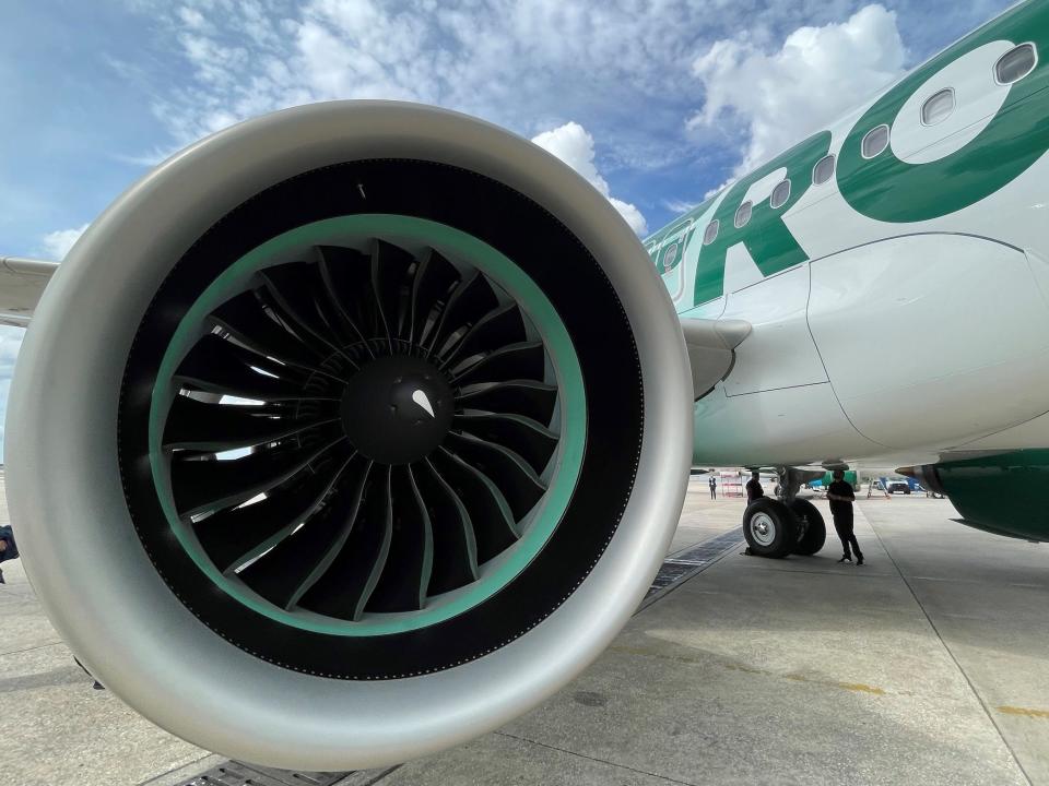 Pratt & Whitney's GTF engine on Frontier Airlines' first A321neo.