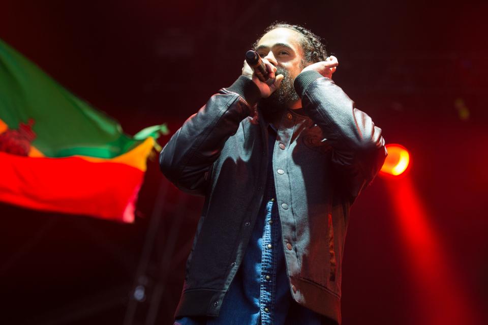 Damian “Jr. Gong” Marley – seen here performing at the 2016 The Meadows Music and Arts Festivals at Citi Field on Saturday, Oct. 1, 2016, in Flushing, New York – will serve as a headliner at Reggae Rise Up.