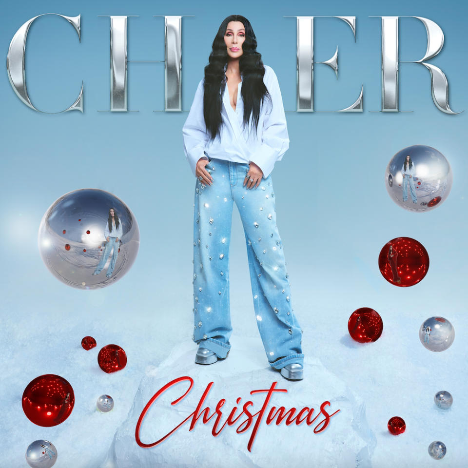 cher christmas album dj play a christmas song holiday pop music album announcement news