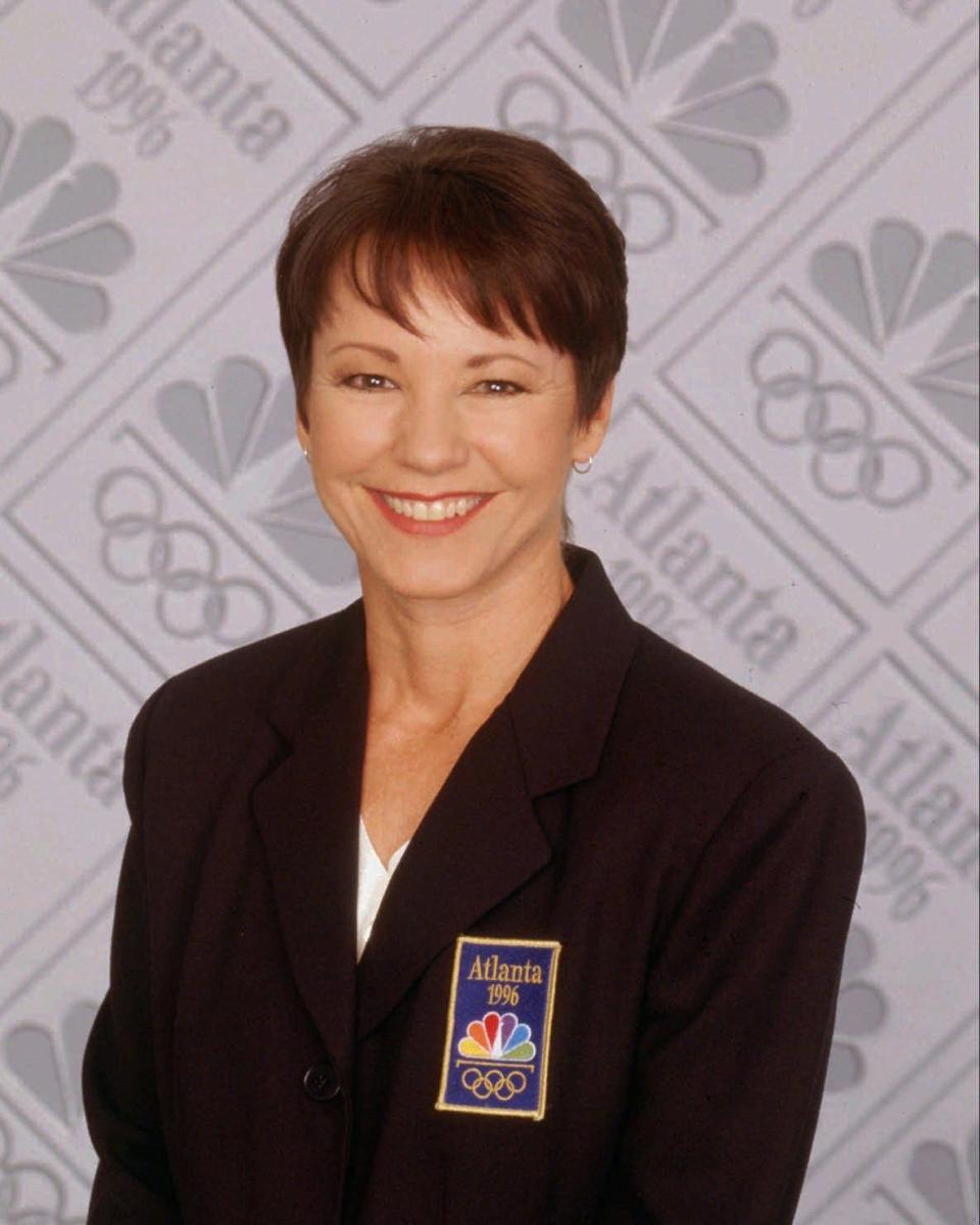 Cynthia Potter shown prior to her coverage of diving at the 1996 Olympics in Atlanta.