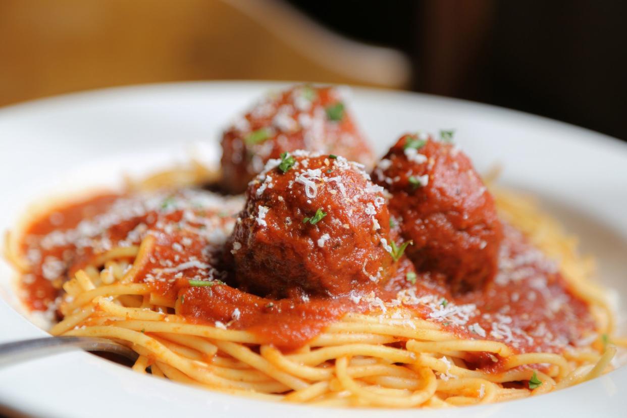 spaghetti and meatballs