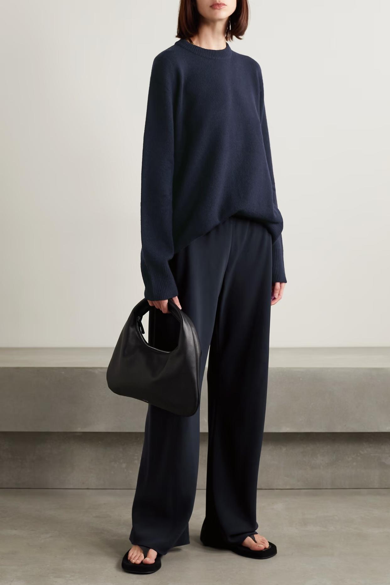 The Row Gala Crepe Wide-Leg Pants