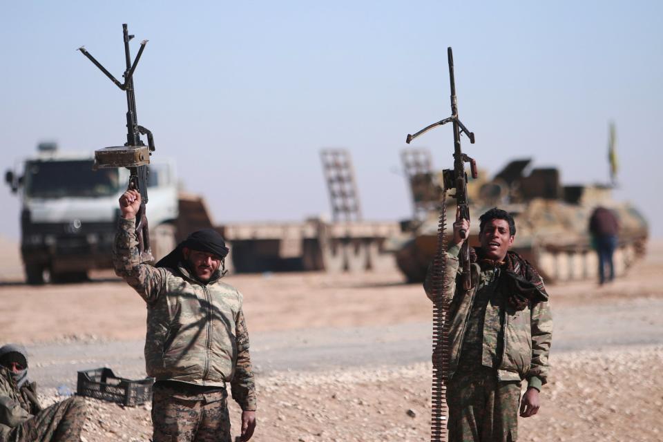 sdf syrian democratic forces fighters raqqa