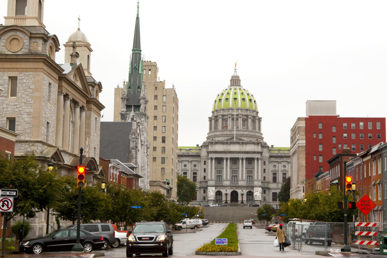 The Pennsylvania State Capitol in Harrisburg in 2011.&nbsp; (Photo: Daniel Shanken / Reuters)