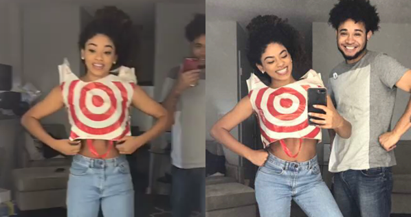 YouTuber Jasmine Brown got creative for the Fourth of July. (Photo: Instagram/iamreggiemoore)