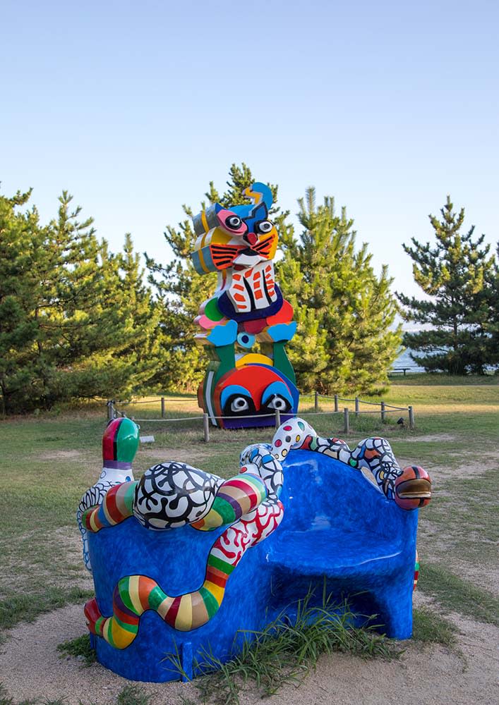 陳列於倍樂生之家博物館庭園裡的雕塑（(Photo by Eric Lafforgue/Art In All Of Us/Corbis, Image Source : Getty Editorial)