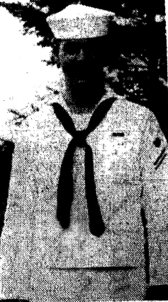 Kenneth T. Smith Jr. is shown in his Navy uniform in the photo which ran with his obituary in the Sept. 30, 1957 edition of the Record-Courier.