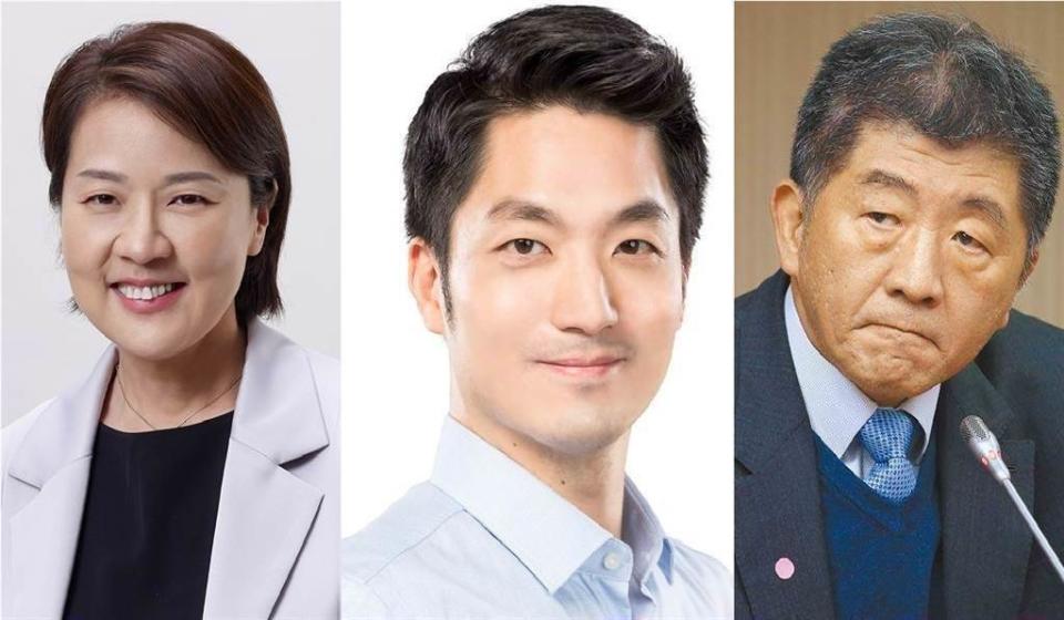 若無意外，台北市長參選人應是這3人：左起黃珊珊、蔣萬安、陳時中。（資料照片）