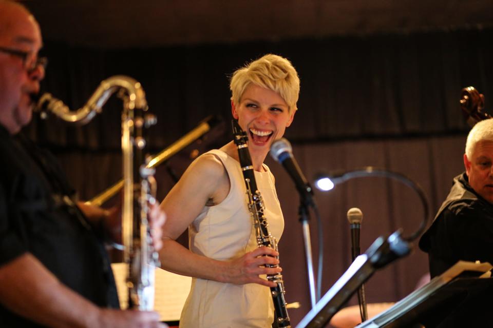 Singer and clarinetist Sarah D'Angelo will perform Friday, June 2, with the Adrian Symphony Orchestra Swing Band