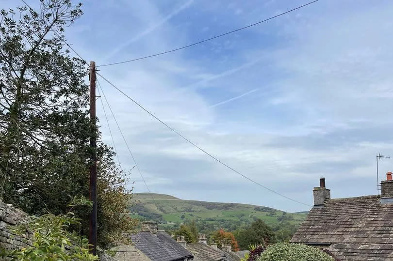 The route ends in the village of Castleton