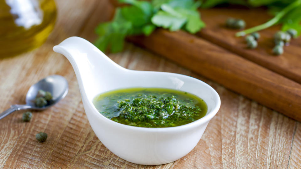 salsa verde parsley