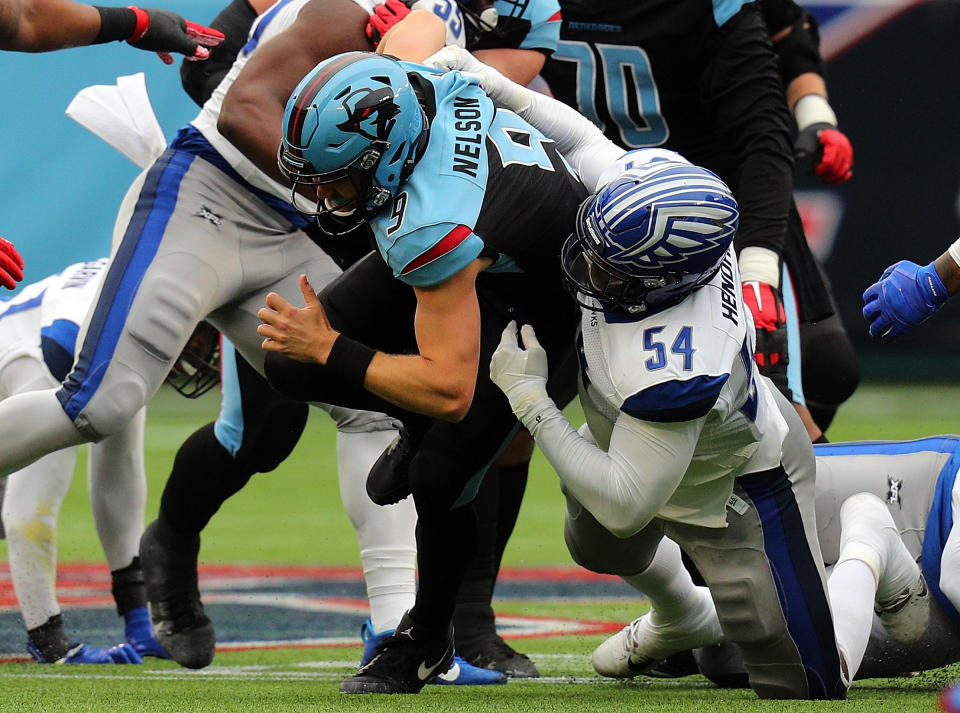 The, uh, Ghost Cowboys take on the Blue Wings, or something like that. We're still sorting all these new teams out. (Richard Rodriguez/Getty Images)