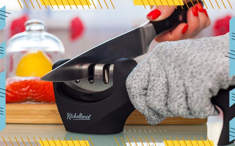 The Kitchellence 4-in-1 Kitchen Knife Accessory Set