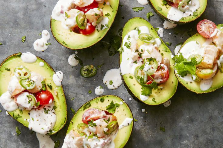 Citrusy Shrimp-Stuffed Avocados