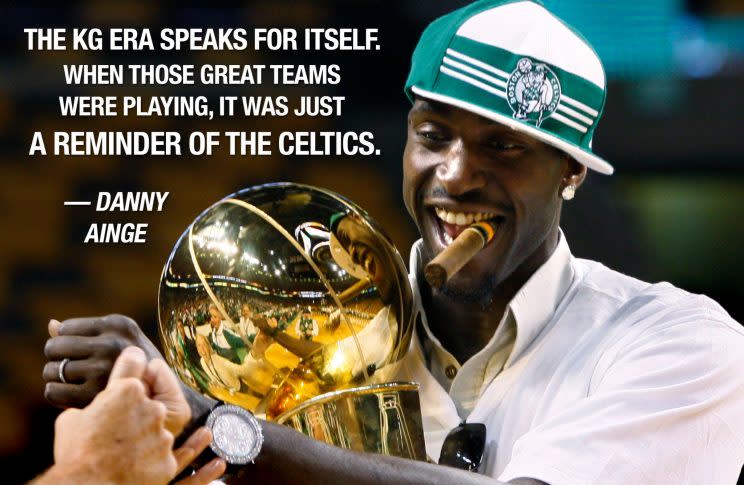 Kevin Garnett delivered on the promise he represented. (AP)