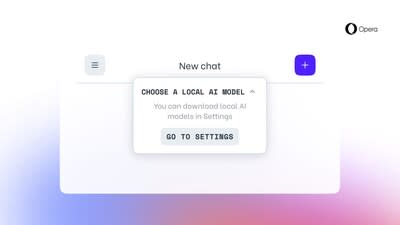 Opera to become the first major browser with on-device AI through Local AI Models