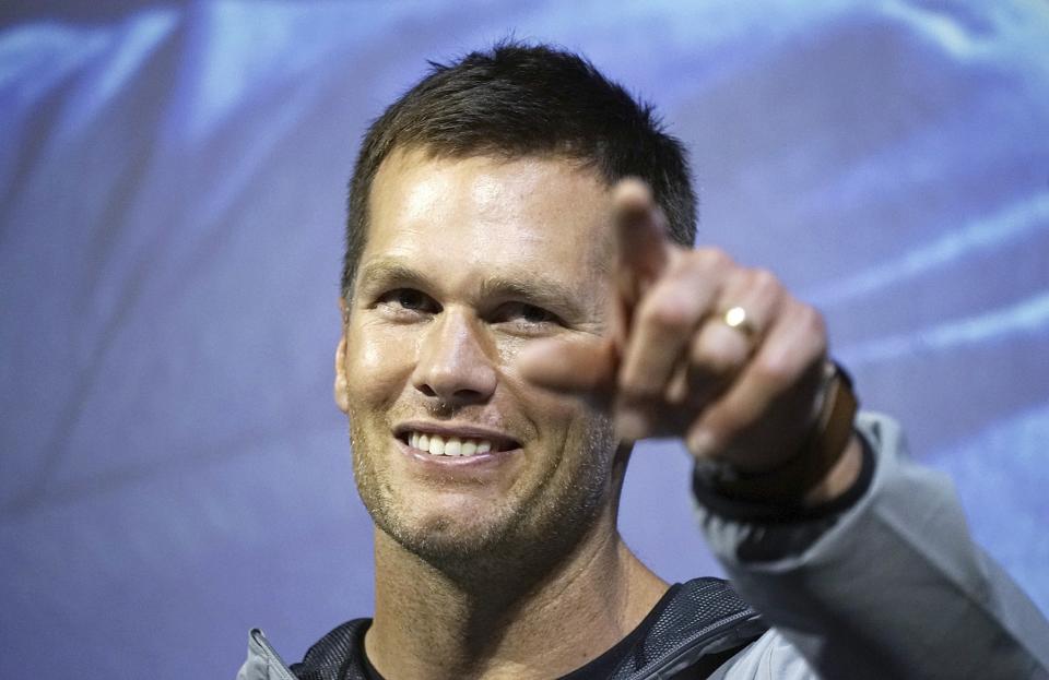 Tom Brady wants to point you toward better physical and mental health. (AP)