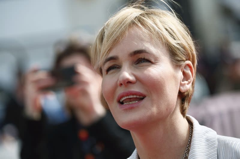 The 77th Cannes Film Festival - Group photo against violence towards women