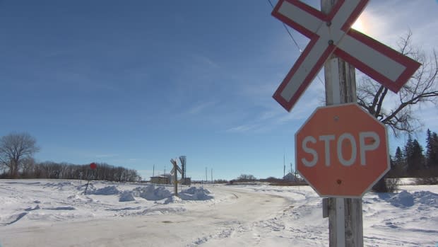 Since the start of the year, dozens of asylum seekers have crossed into Manitoba near Emerson, often walking through fields of waist-deep snow. Photo from CBC