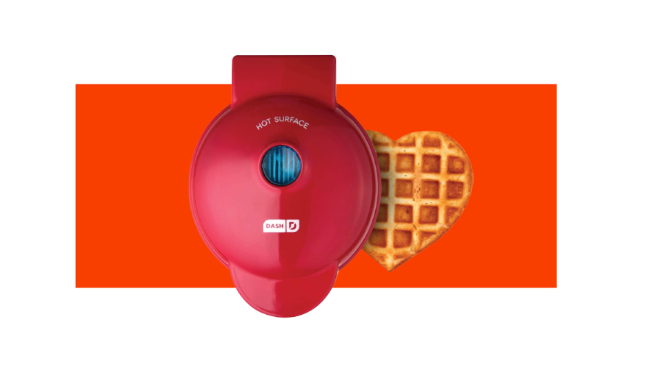 Best Galentine's Day gifts: Dash Heart Mini Waffle Maker