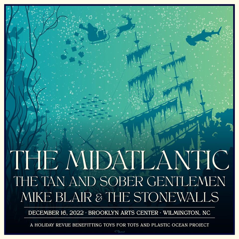 Wilmington band The Midatlantic headlines a holiday revue Dec. 16 at the Brooklyn Arts Center.