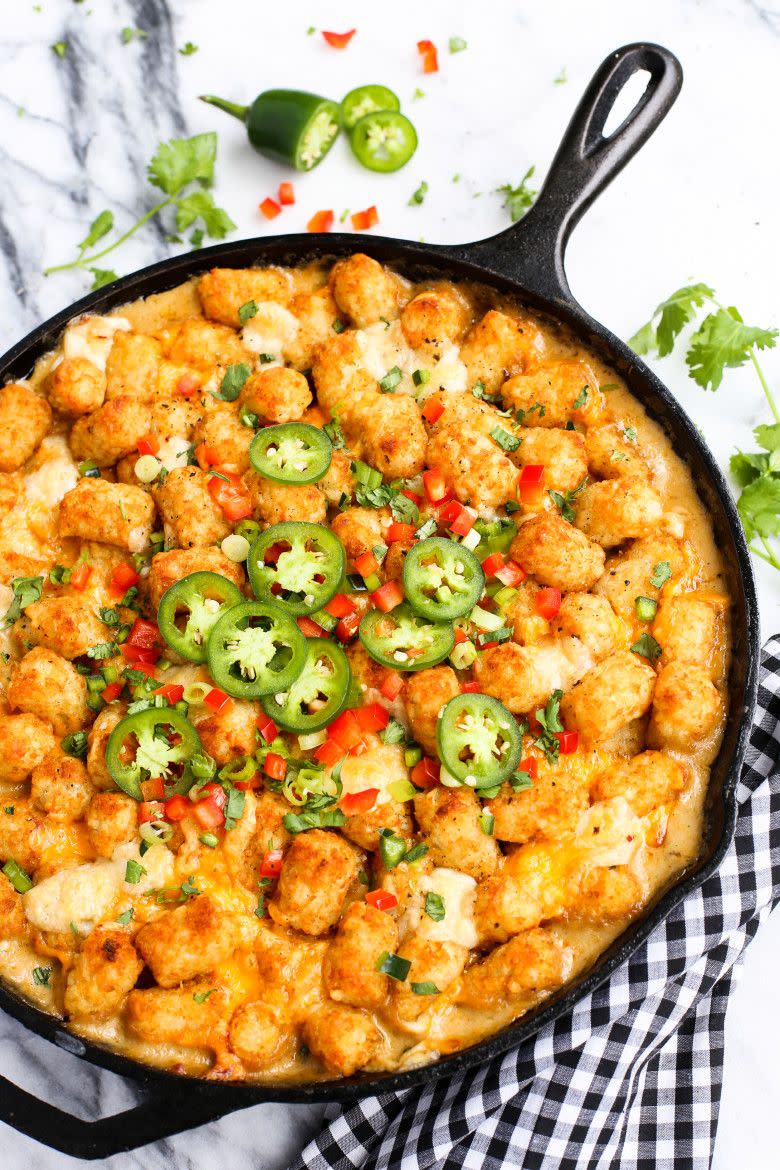 Kicked-Up Tater Tot Casserole