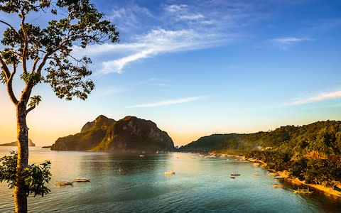 A view over El Nido in Palawan - Credit: AP