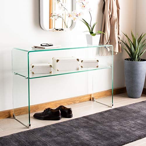 11) Hollis Clear Console Table