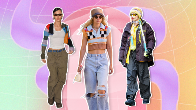 Gigi Hadid Channels The Weird Girl Aesthetic In Crop Top & Converse