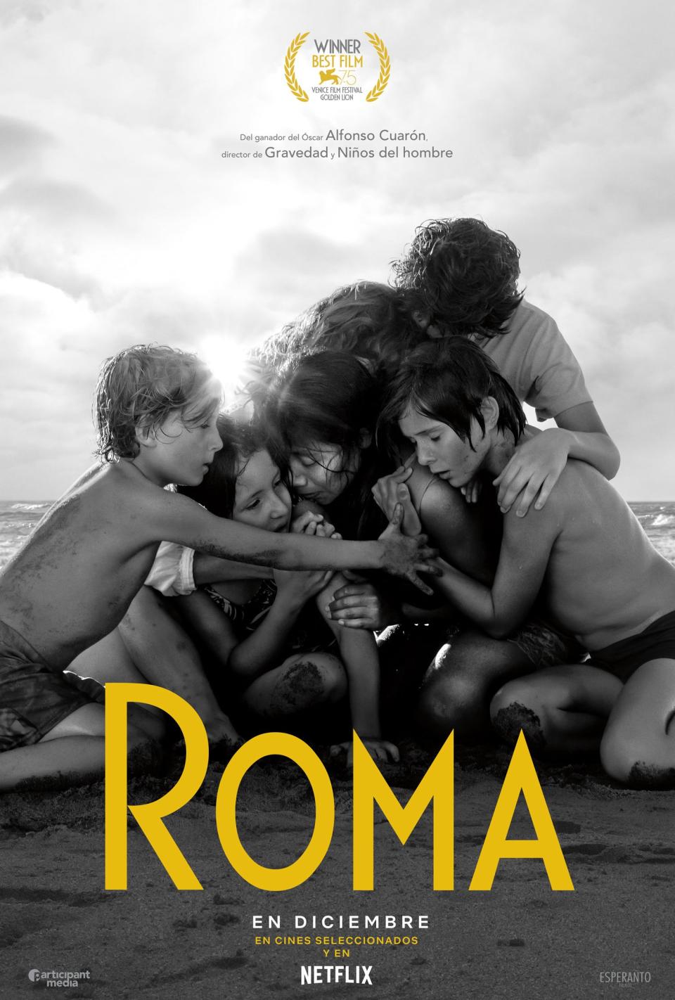 ROMA, Mexican poster, from left: Marco Graf, Daniela Demesa, Yalitza Aparicio, Marina de Tavira, Diego Cortina Autrey (top), Carlos Peralta, 2018. ph: Carlos Somonte / © Netflix /Courtesy Everett Collection