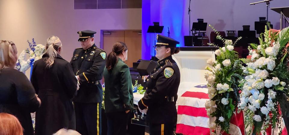 Clay County deputy Sgt. Eric Danella was laid to rest on Tuesday, Dec. 27.