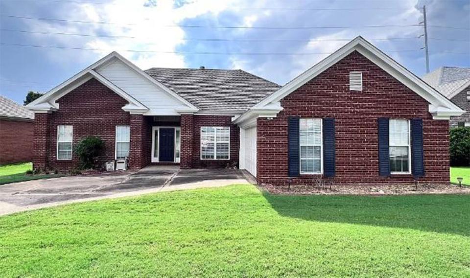 A home for sale at 2485 Chancellor Ridge Road in Prattville's Highland Ridge provides four bedrooms and two bathrooms within 2,001 square feet of living space. The home has been freshly painted on the inside and is for sale for $249,950.