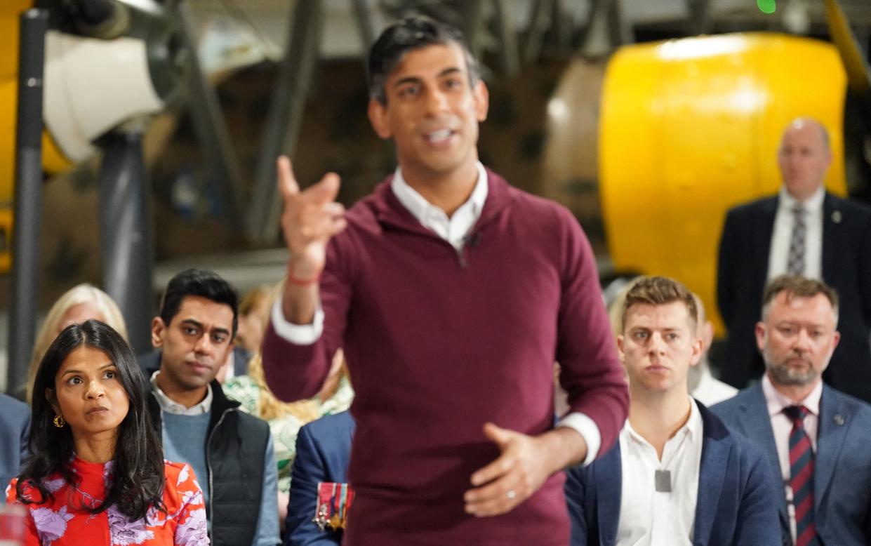Rishi Sunak has been urged to focus on immigration ahead of the next election
