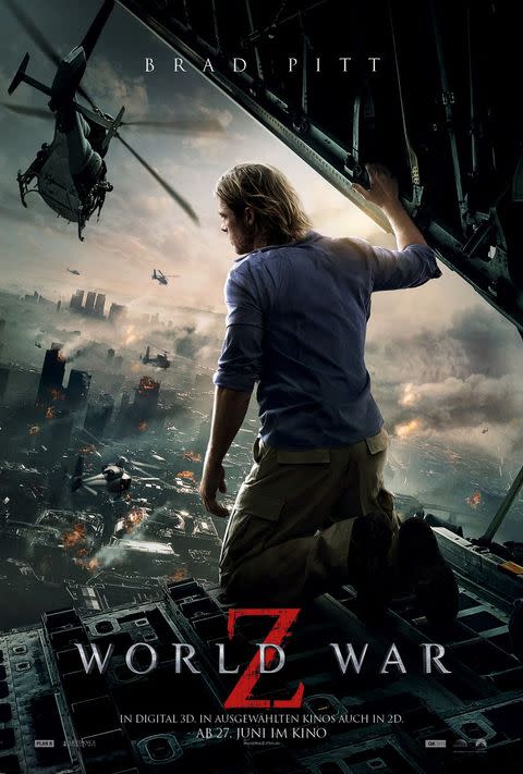 最賣座的電影竟是 2013 年的《末日之戰 World War Z》 PHOTO CREDIT: 派拉蒙影業《末日之戰 WORLD WAR Z》