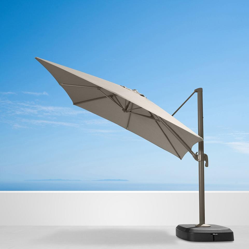 2) Arlmont & Co. 10-Foot Glastbury Cantilever Umbrella