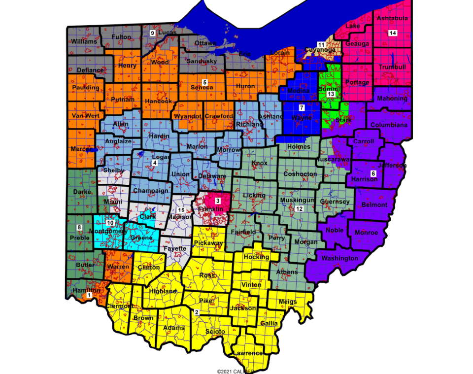 Election 2022 Ohio House, Senate and Congress districts have changed