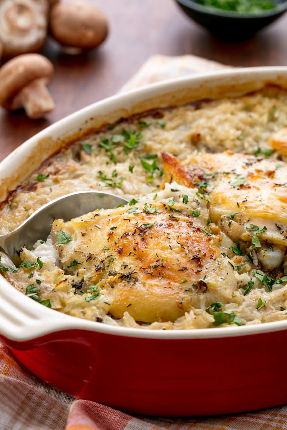 35) Easy Chicken and Rice Casserole