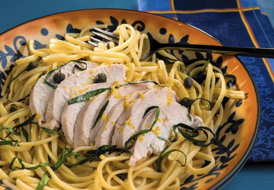 Linguine with Lemony Chicken