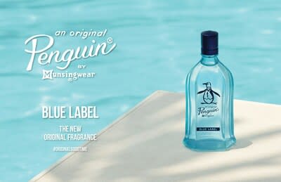 Blue Label, the new fragrance from Original Penguin.