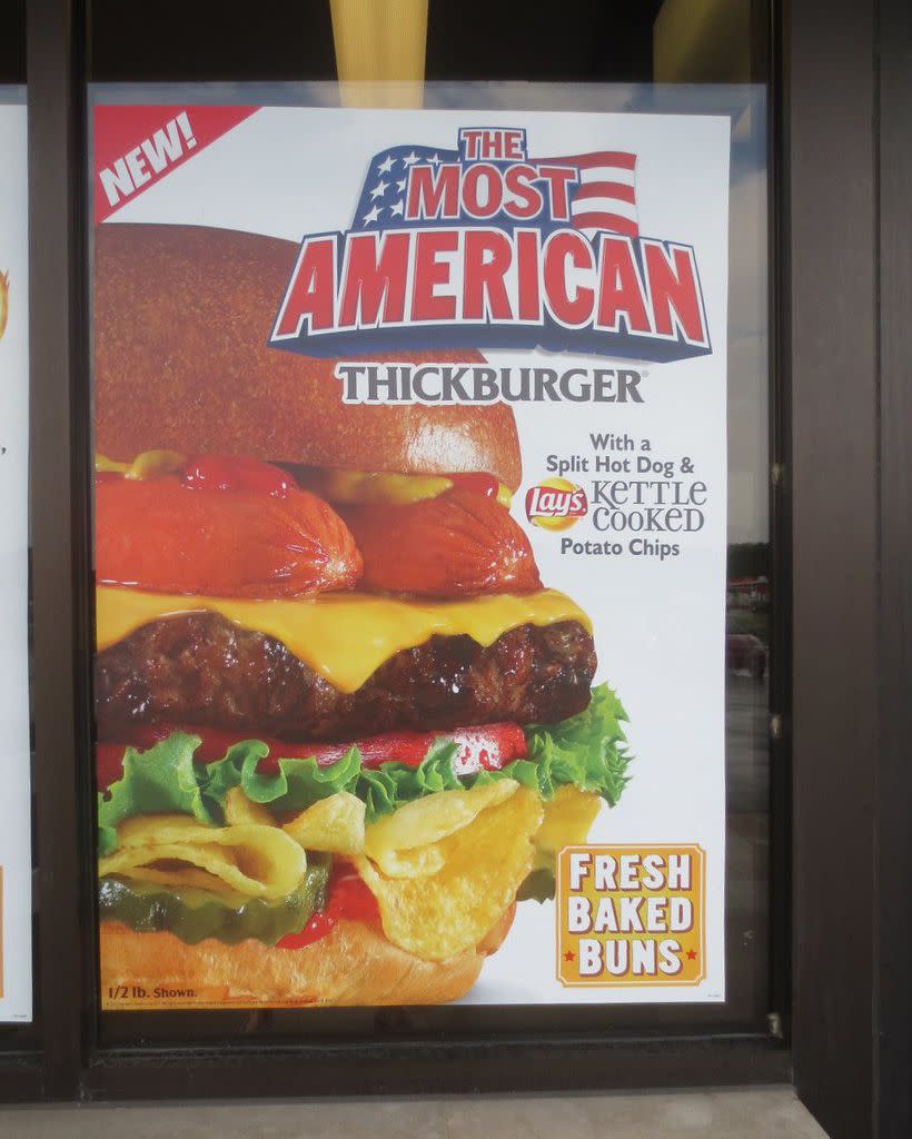 most american thickburger, carl's jr./hardee's 