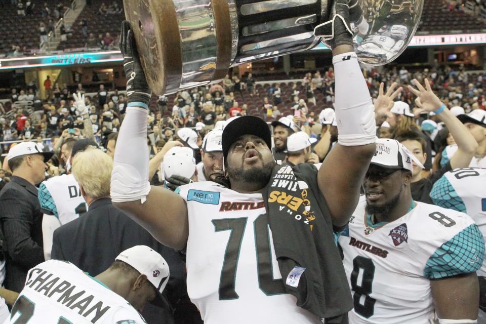 The three-time defending Arena Football League champion Rattlers will be televised nationally on the CBS Sports Network four times .