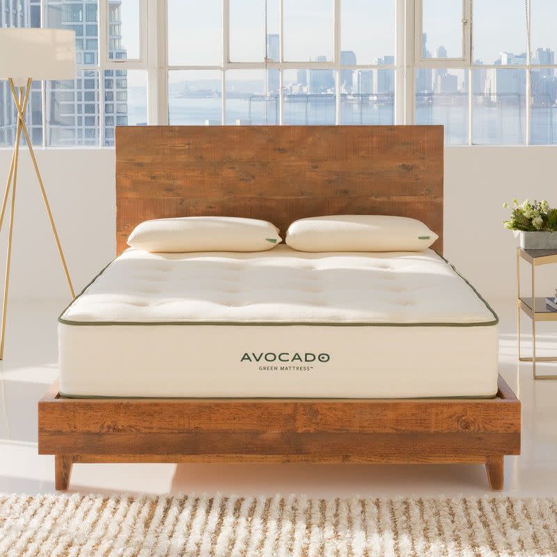 <p><a href="https://go.redirectingat.com?id=74968X1596630&url=https%3A%2F%2Fwww.avocadogreenmattress.com%2Fproducts%2Fgreen-natural-organic-mattress&sref=https%3A%2F%2Fwww.townandcountrymag.com%2Fstyle%2Ffashion-trends%2Fg60470017%2Fthe-weekly-covet-april-19-2024%2F" rel="nofollow noopener" target="_blank" data-ylk="slk:Shop Now;elm:context_link;itc:0;sec:content-canvas" class="link ">Shop Now</a></p><p>Avocado Green Mattress </p><p>avocadogreenmattress.com</p>