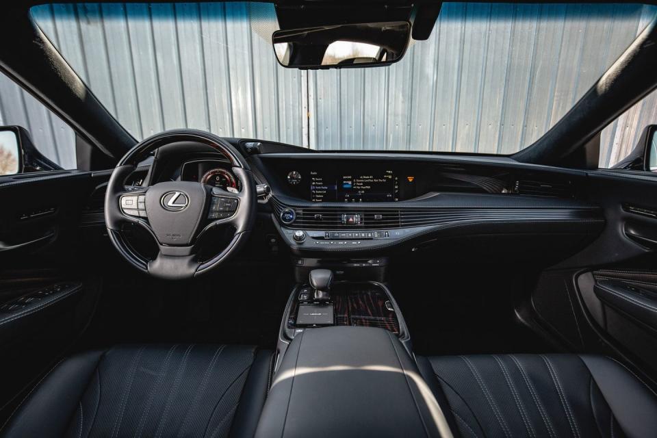 View Photos of the 2019 Lexus LS500h Hybrid