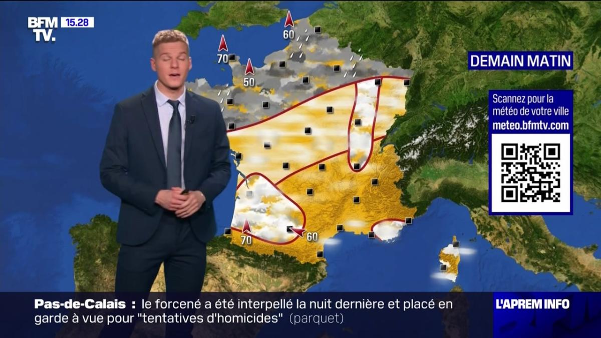 La météo pour ce mercredi 27 décembre 2023