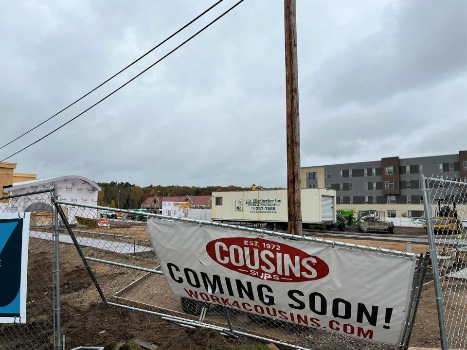 Cousins Subs plans to open a new drive-thru restaurant on Division Street in early 2023, near Tommy's Express Car Wash.