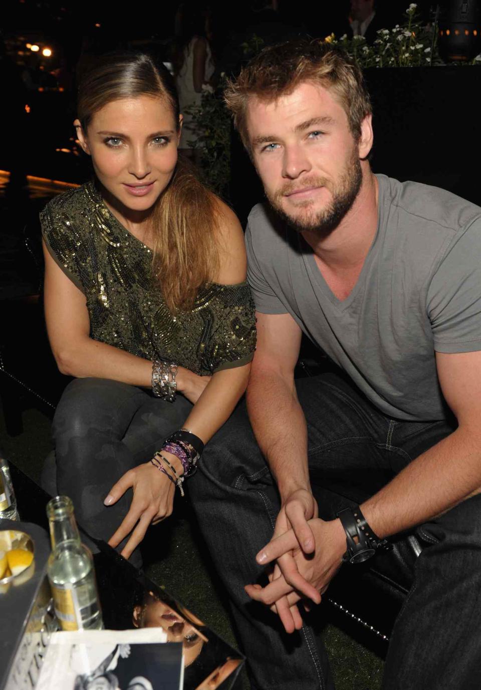 Elsa Pataky and Chris Hemsworth attend "ARCADE Boutique Presents The Autumn Party" at The London Hotel on September 29, 2010 in West Hollywood, California