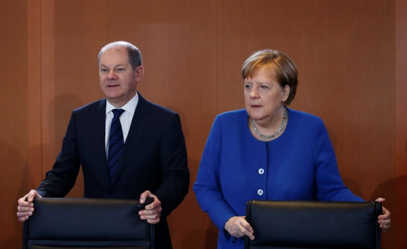 Weekly German cabinet meeting in Berlin