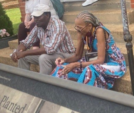 Tommie Bryant and Della Mae Simpson Maynor of Marion, Alabama, two of the civil rights foot soldiers who fought for Black voting rights.